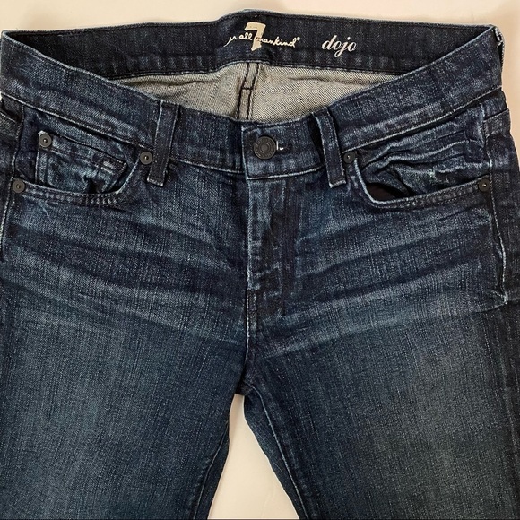 7 For All Mankind Dojo Mid Rise Capri Jeans 27 - Picture 5 of 11